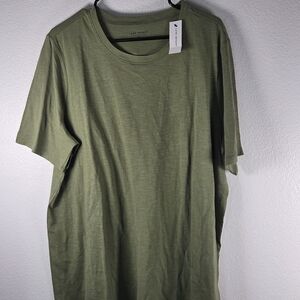 Lane Bryant Olive Short Sleeve Tee